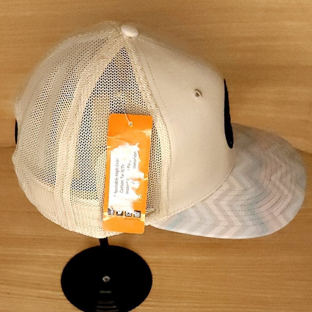 Pukka New Mens Tan Pastel Detroit Golf Club Snap Back Hat - Picture 3 of 6